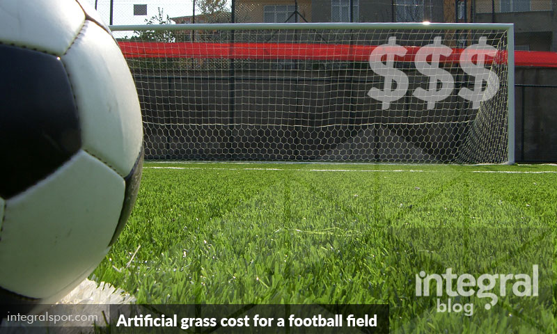 How much does artificial grass cost for a football field?